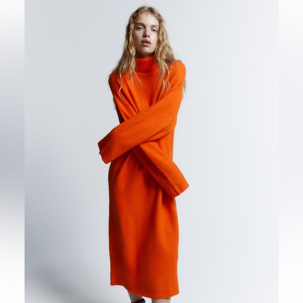 Zara - oversized knit sweater dress - size s